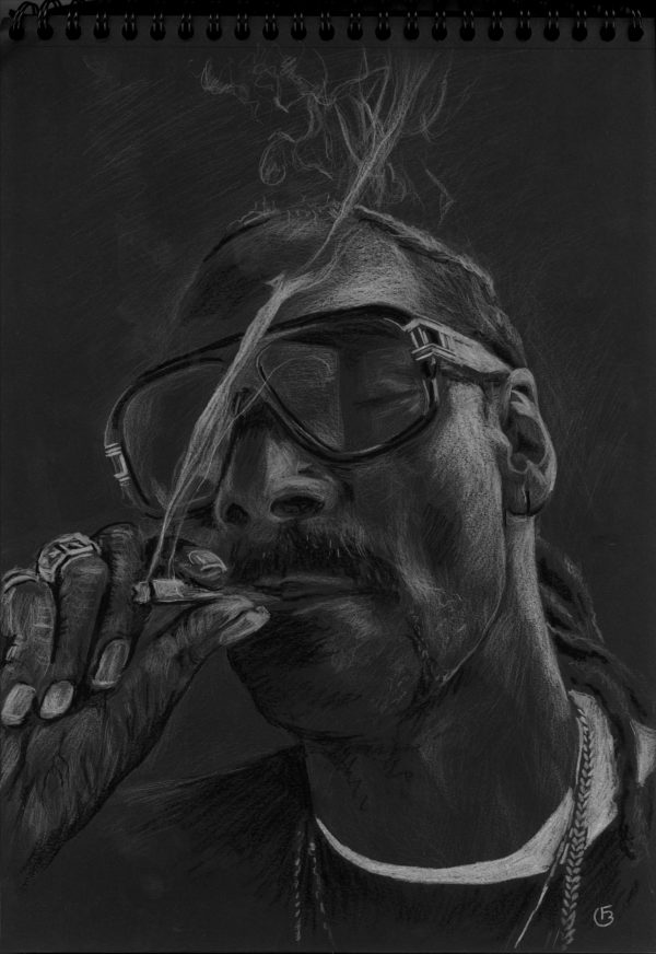 Snoop dog portrait dessin