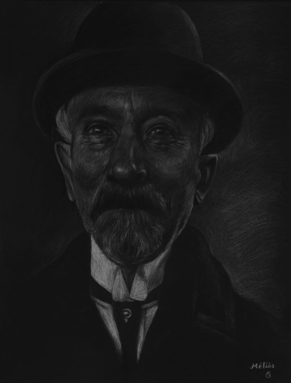 Georges Méliès portrait crayon
