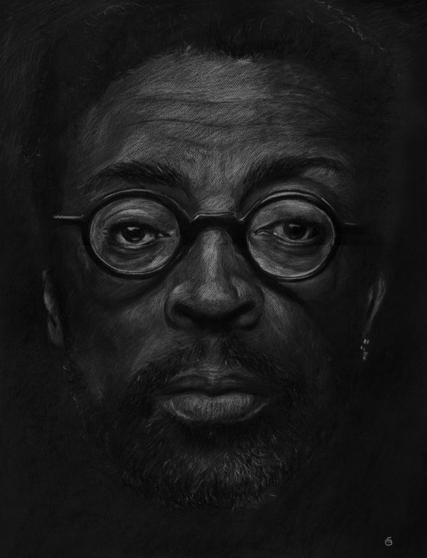 Spike Lee portrait au crayon