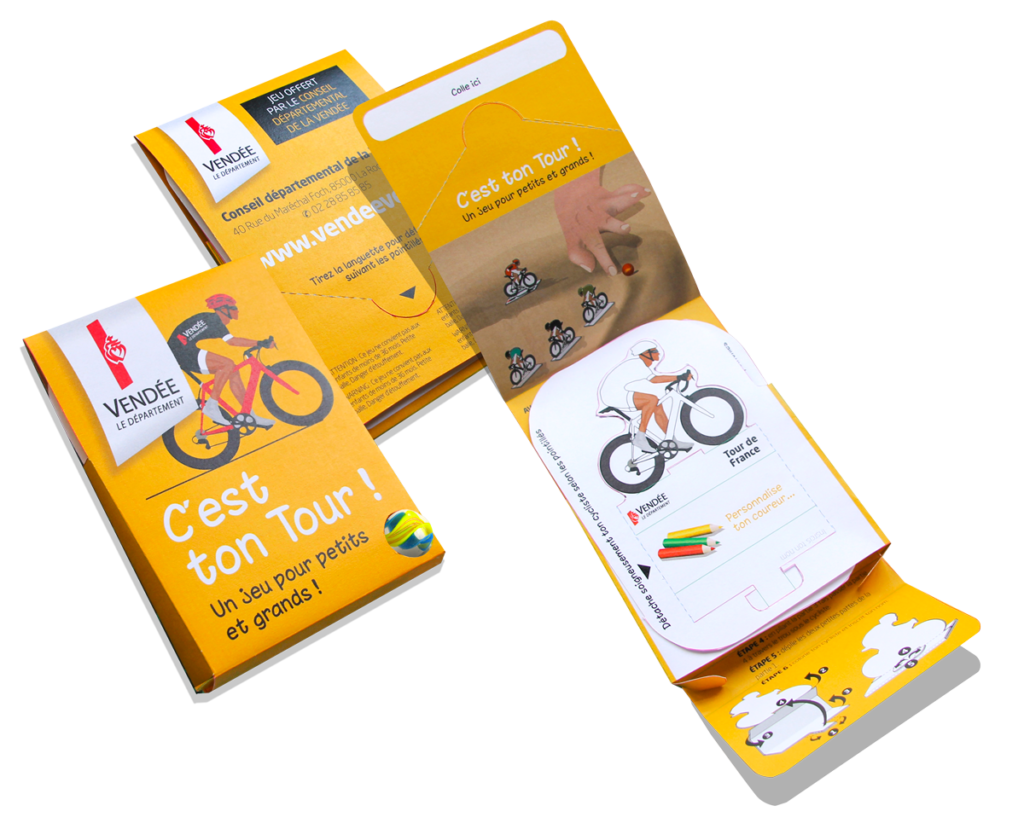 Kit pour parcours de billes pour le Grand Départ du Tour de France en Vendée